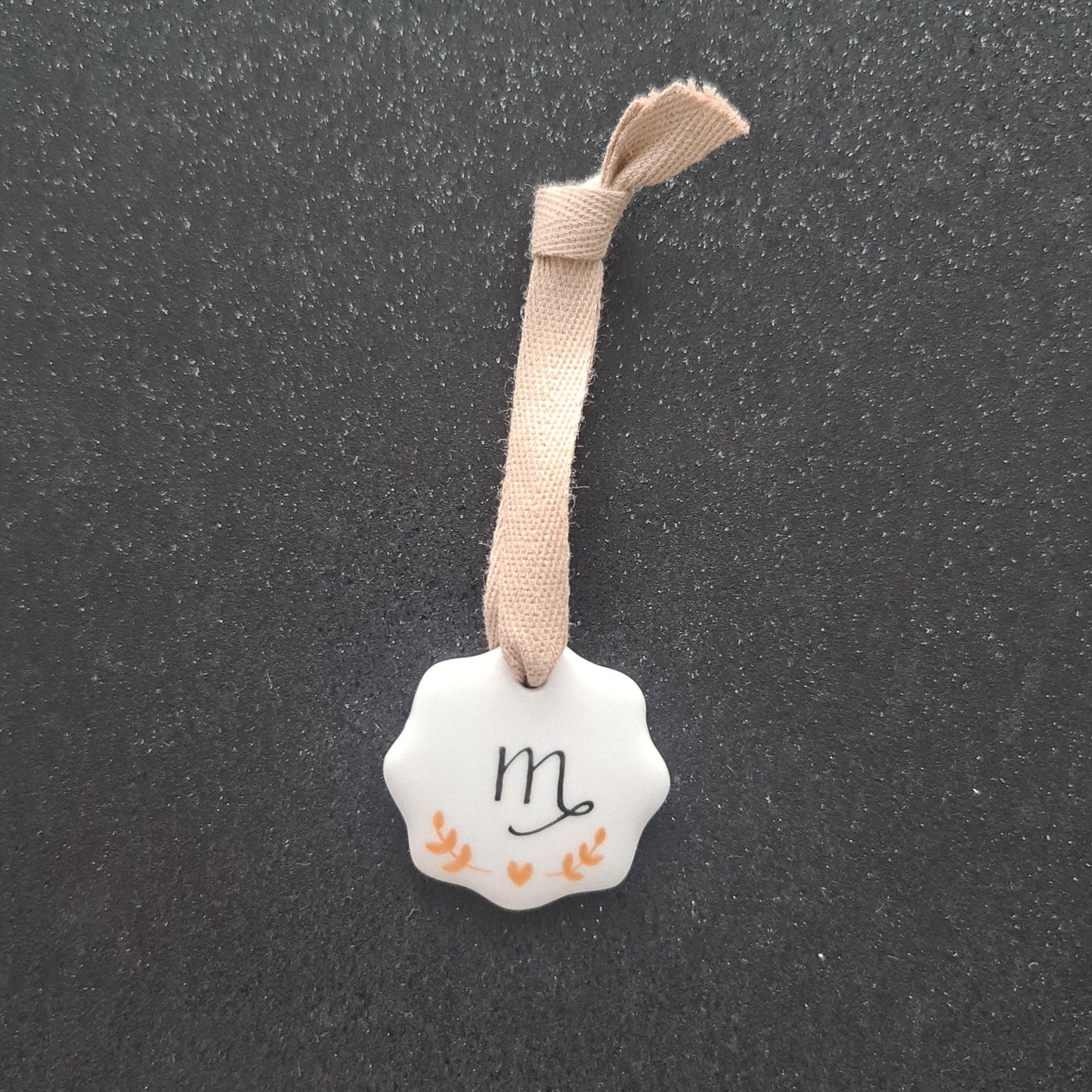 Médaillon étoile - Initiale
