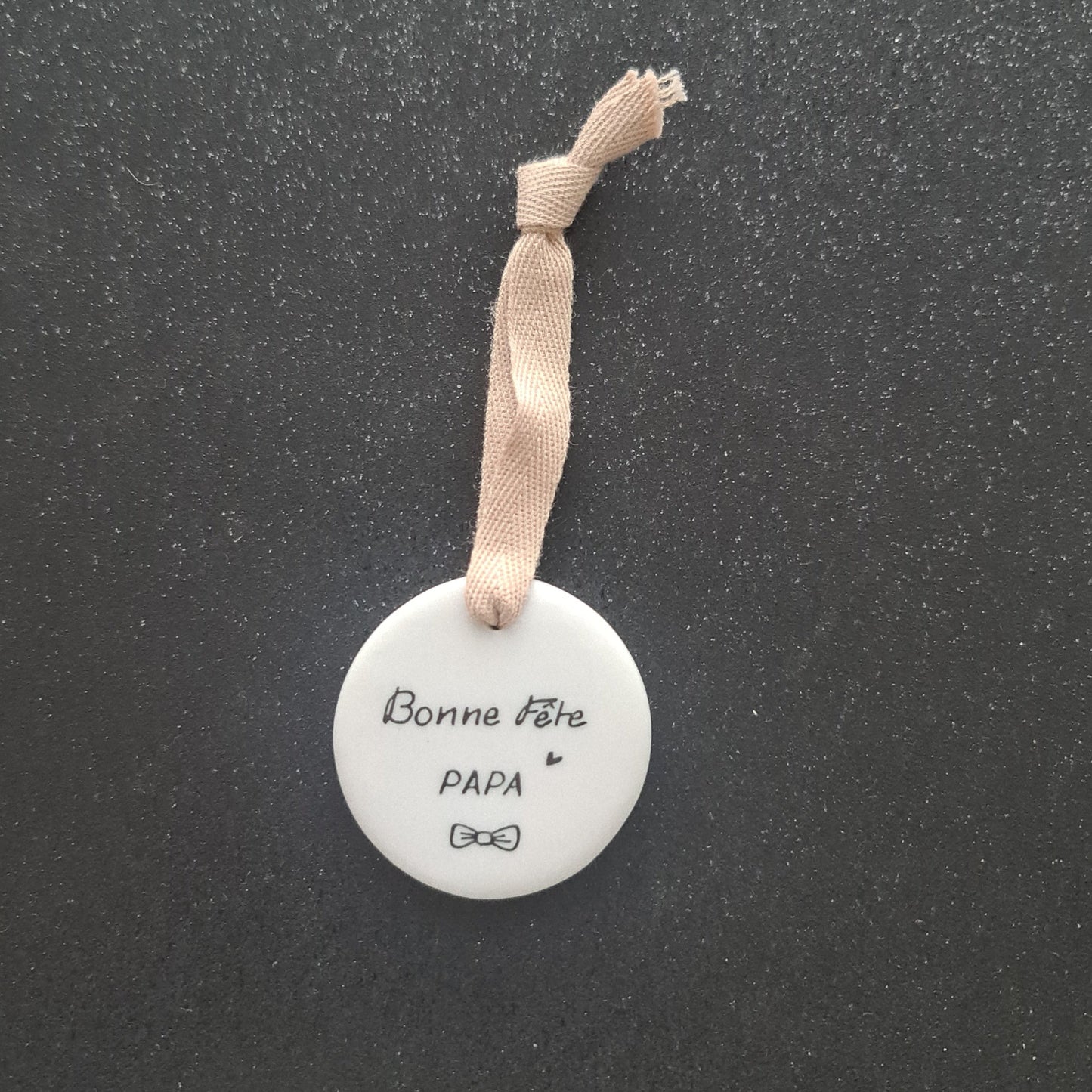 Médaillon rond - Fête des papas