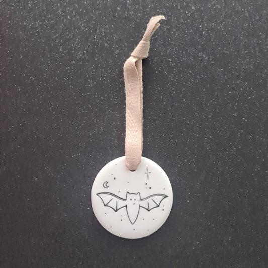 Médaillon rond - Chauve-souris