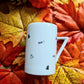 Tasse haute chinée en céramique - décor Fantômes peint à la main