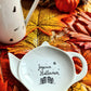 Tasse haute chinée en céramique - décor Fantômes peint à la main