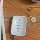 Coupelle à bijoux rectangle en porcelaine - décor "mon petit soleil" peint à la main