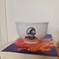 Bol en porcelaine - décor astronaute peint à la main