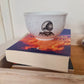 Bol en porcelaine - décor astronaute peint à la main